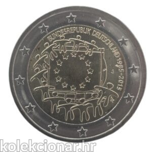 Germany Njemačka 2 Euro 2015 - 30 Years of European Union Flag