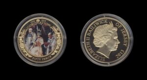Jersey 50 Pence 2013 - 60th Anniversary of Coronation - Queen Elizabeth II