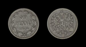 Finland Finska 50 Pennia 1872