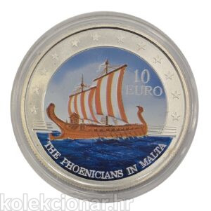 Malta 10 Euro 2011 (Colored) - The Phoenicians in Malta