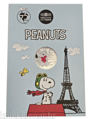 France Francuska 10 Euro 2025 - Snoopy - 75th anniversary of Peanuts