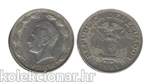 Ecuador Ekvador 1 Sucre 1981