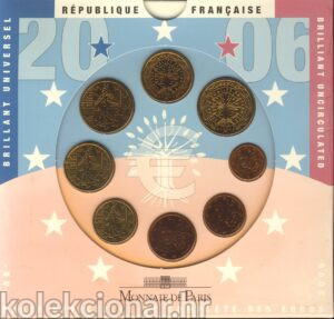 France Francuska Euro Set 2006