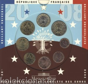 France Francuska Euro Set 2008