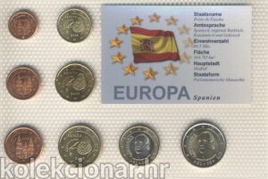 Spain Španjolska Euro Set 2009