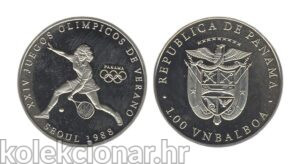 Panama 1 Balboa 1988 - Summer Olympics Seoul - Tennis