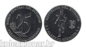 Ecuador Ekvador 25 Centavos 2023 - Alberto Spencer