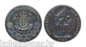 New Zealand 1 Dollar 1983 - Coinage Anniversary - Elizabeth II