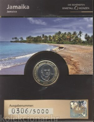 Jamaica Jamajka 20 Dollars 2001