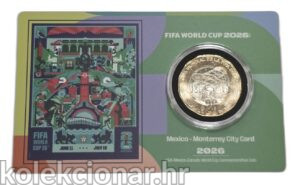 Mexico Meksiko 20 Pesos 2026 – FIFA 2026 – Host Monterrey