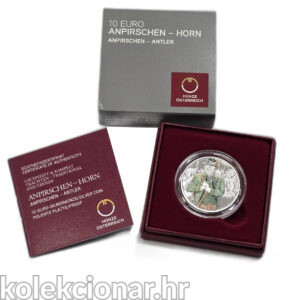 Austria Austrija 10 Euro 2026 – Horn (silver colored)