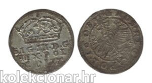 Polish–Lithuanian Commonwealth Grosz koronny 1608 - Sigismund III