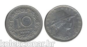 Austria Austrija 10 Groschen 1925